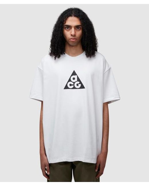 Nike White Acg Dri-fit Logo T-shirt for men