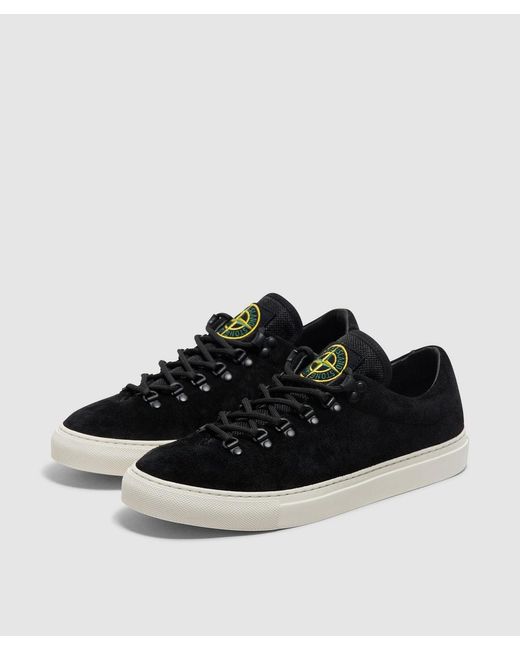 Stone Island Black Low Top Sneaker