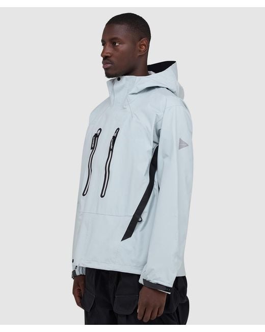 And Wander Blue 2.5L Hiker Rain Jacket (Light for men