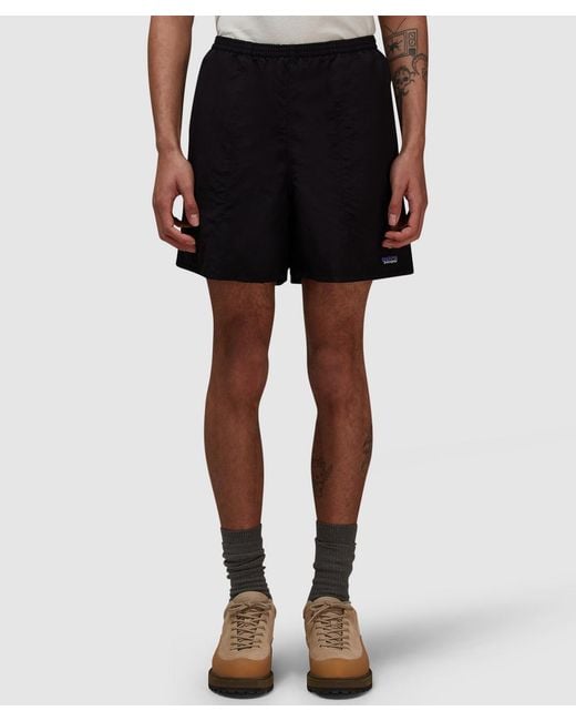 Patagonia Baggies 5 Inch Short in Black for Men | Lyst