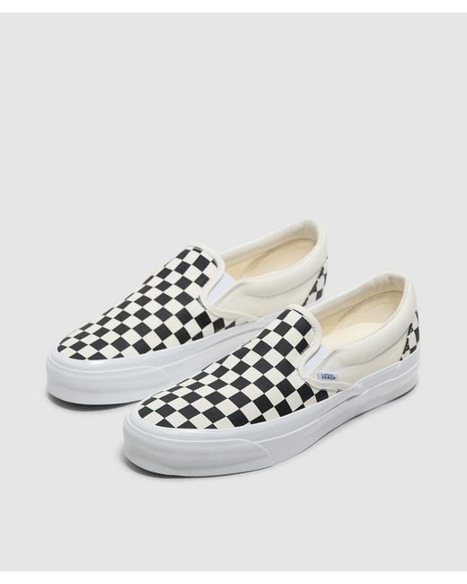 Vans White Lx Slip-On Reissue 98 Sneaker for men