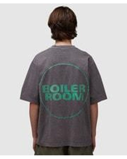 BOILER ROOM Gray Core T-shirt for men