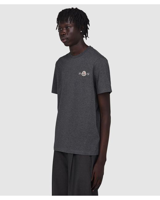 Moncler Black 1952 T-Shirt for men