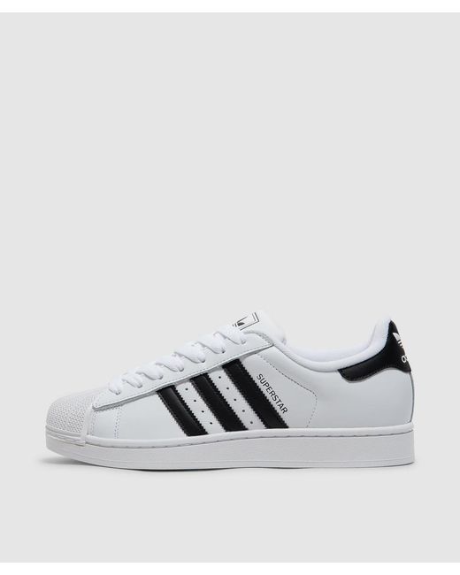 Adidas Originals White Superstar Ii Leather Sneakers for men