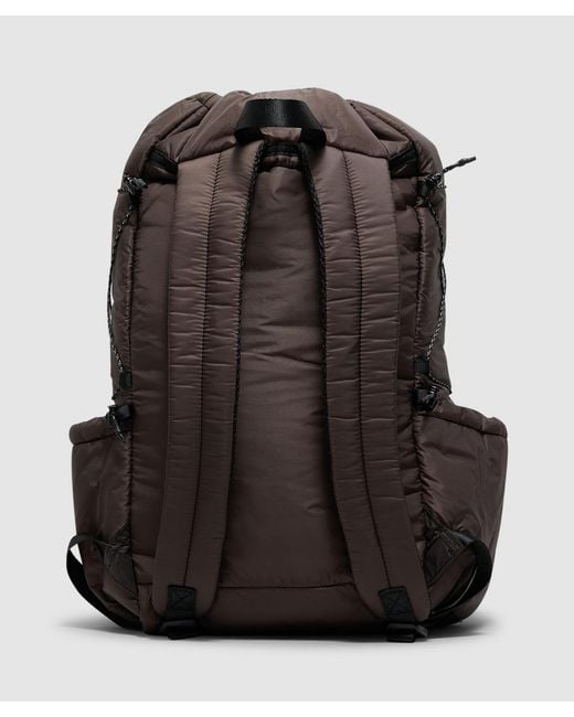 And Wander Brown Puffer Mini Ripstop Backpack