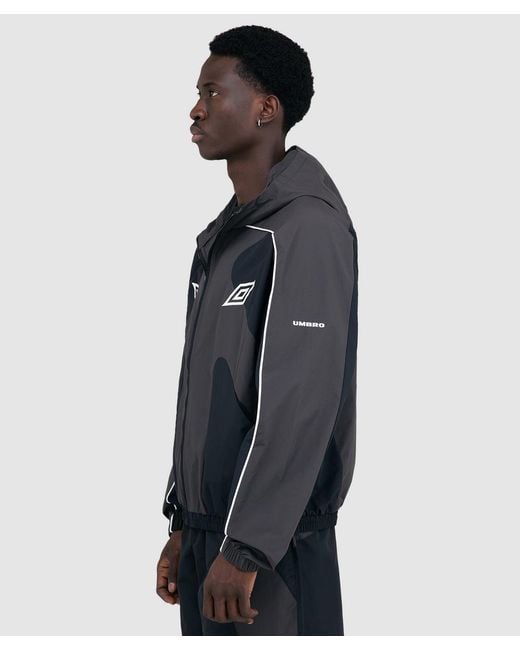 Umbro Blue X Slam Jam Guarding Masked Tracksuit Jacket /Charcoal for men