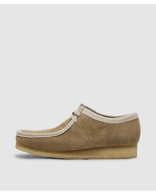 Clarks Brown Wallabee Shoe (Maple Stripe for men