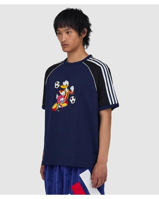 Adidas Blue X Brain Dead X Disney T-Shirt (Collegiate for men