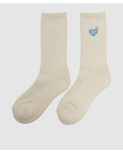Human Made White Pile Socks for men