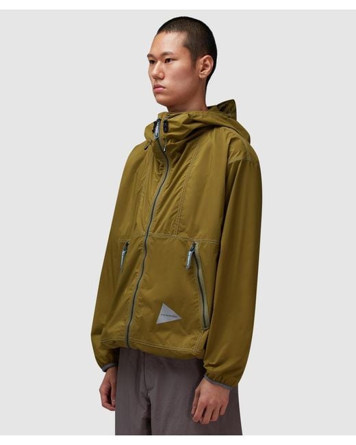 and wander Pertex Wind Jacket in Green for Men | Lyst