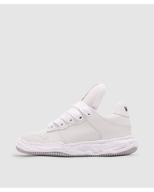 Maison Mihara Yasuhiro White Wayne Low Original Sole Leather Sneaker