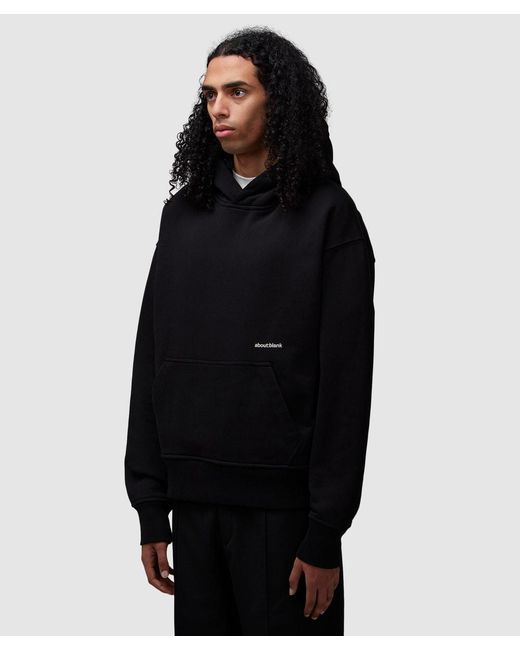 About Blank Black Box Hoodie for men
