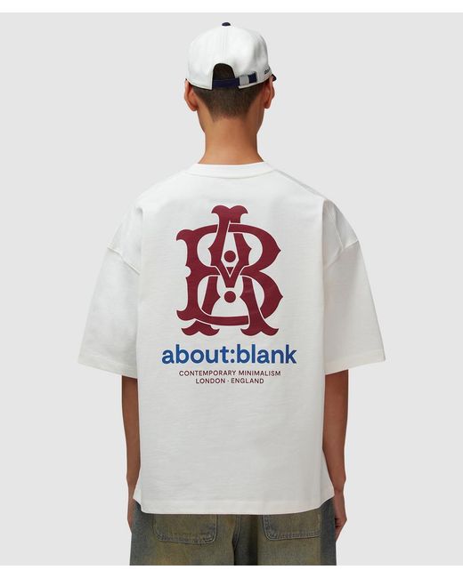 About Blank Gray Insignia T-Shirt (Oat