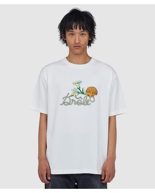 Drole de Monsieur White Shell T-Shirt (Off for men