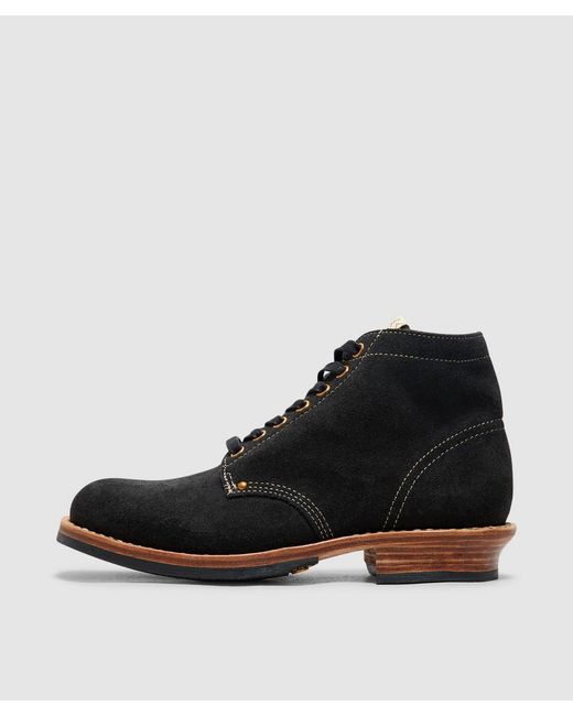 Visvim Black Brigadier Boots-Folk for men