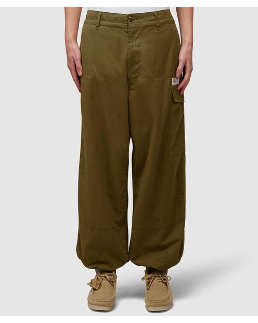 Human Made Green Military Easy Pant for men