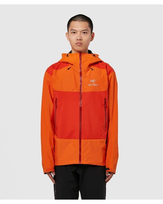 Arc'teryx Orange Beta Sl Hybrid Jacket for men