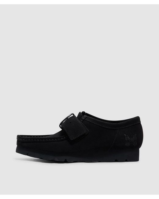 Clarks Black X Needles Wallabee Lo Strap Boot for men