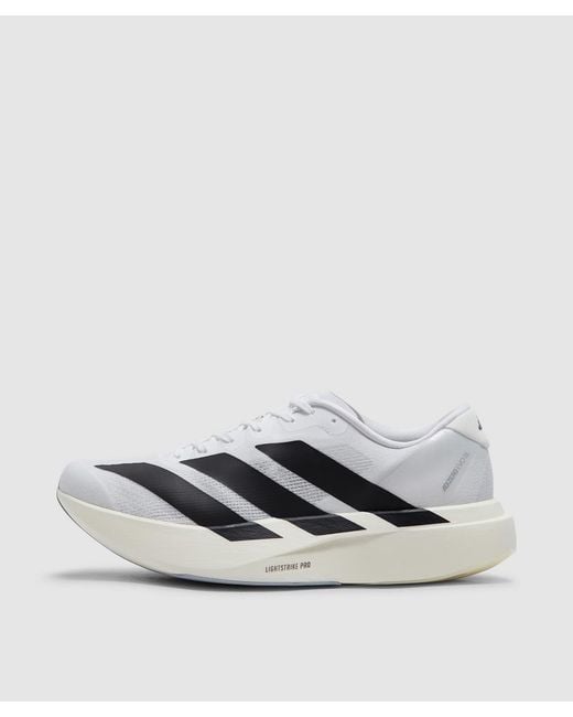 Adidas Originals White Adizero Evo Sl Sneaker for men