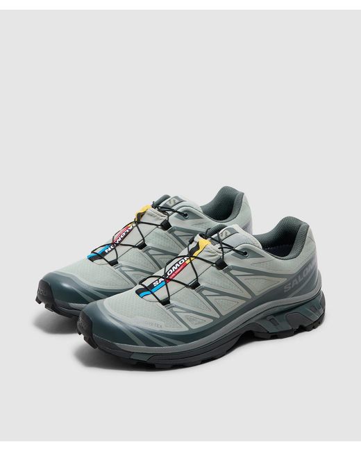 Salomon Lab Gray Xt-6 Gore-Tex Sneaker (Wrought Iron/Urban Chic/Sedona Sage for men