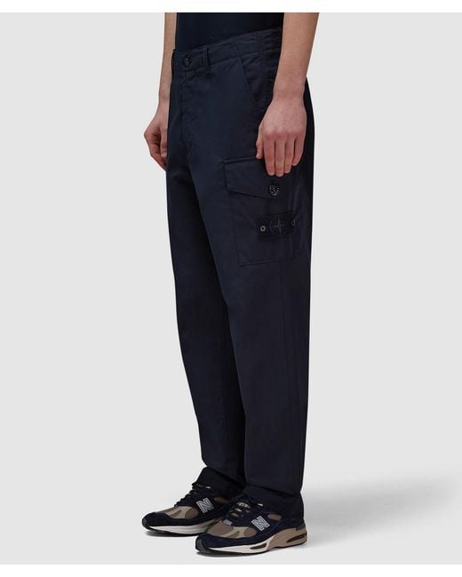 Stone Island Blue Ghost Weatherproof Cargo Pant for men