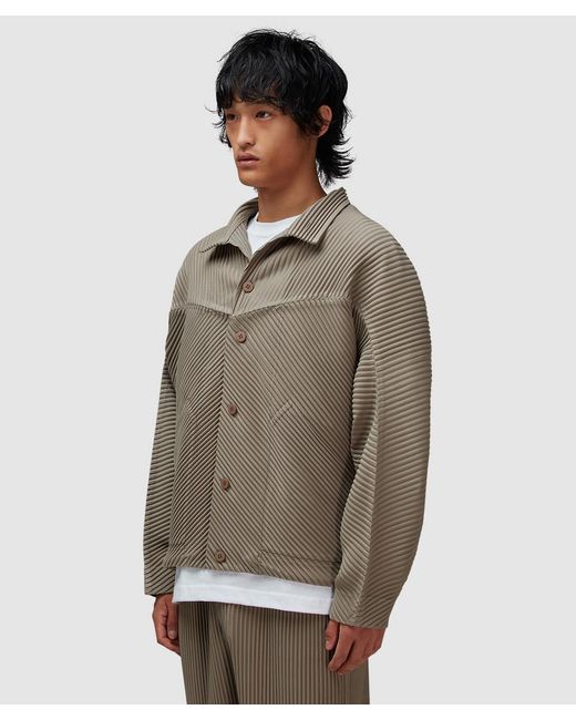 Homme Plissé Issey Miyake September Pleats Jacket (Riverside in