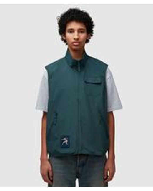 Parra Green Ghost Cave Reversible Vest for men