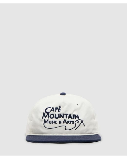 Cafe Mountain White Needle And Thread Two Tone Cap (Natural And Dust