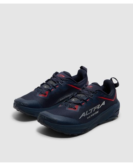 And Wander Blue X Altra Experience Wild 3+ Sneaker