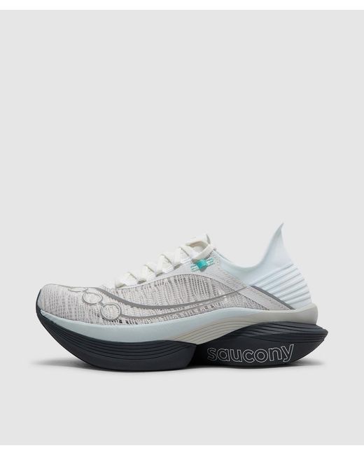 Saucony White Endorphin Elite 2 Sneaker for men