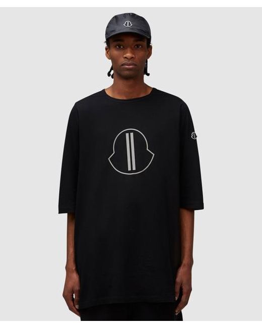 Rick Owens Black X Moncler Level T-shirt for men