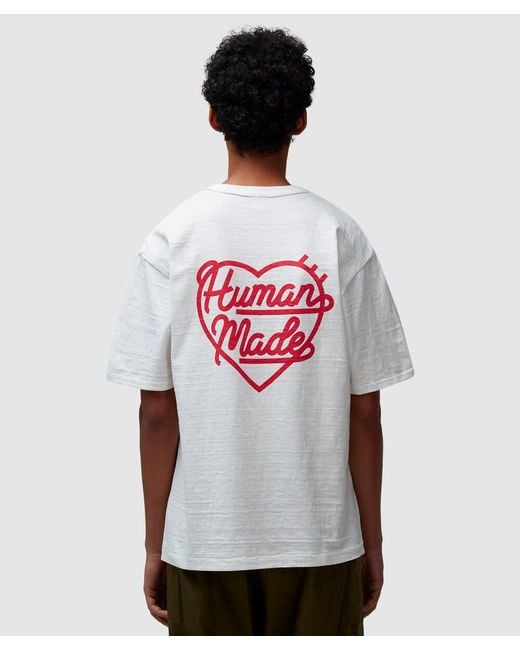 Human Made Pocket Heart Logo T-Shirt in Red for Men | Lyst