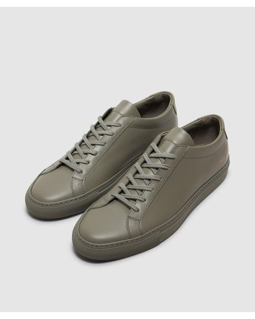 Common Projects Green Original Achilles Low Sneaker (Cobalt