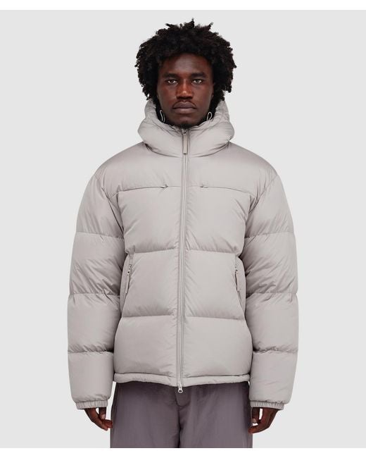 Hiking Patrol Gray Elements Down Jacket (Sand for men