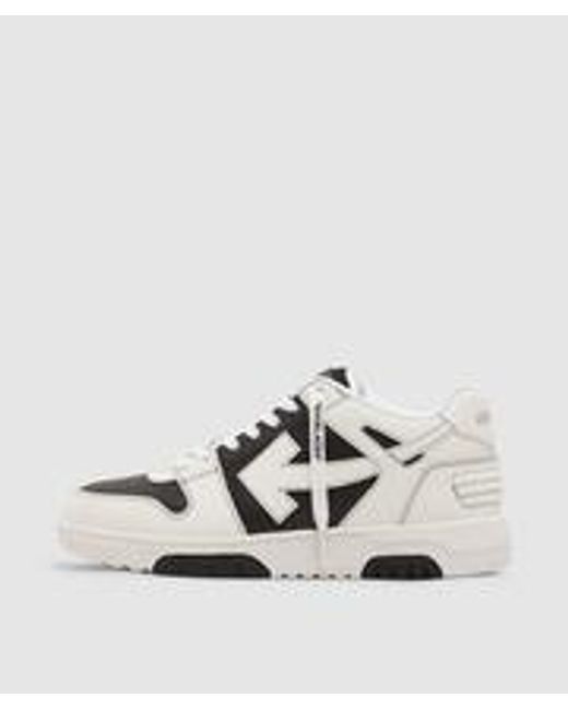 Off-White c/o Virgil Abloh White Out Of Office Leather Sneaker for men