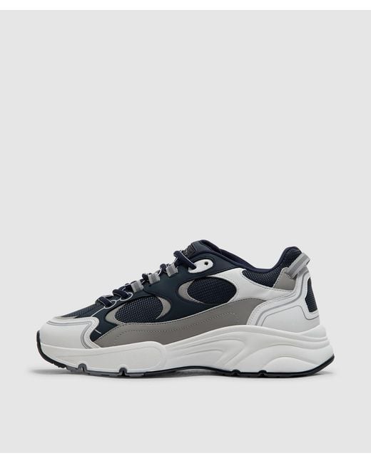 Cleens White Pulse Runner Sneaker (Midnight for men