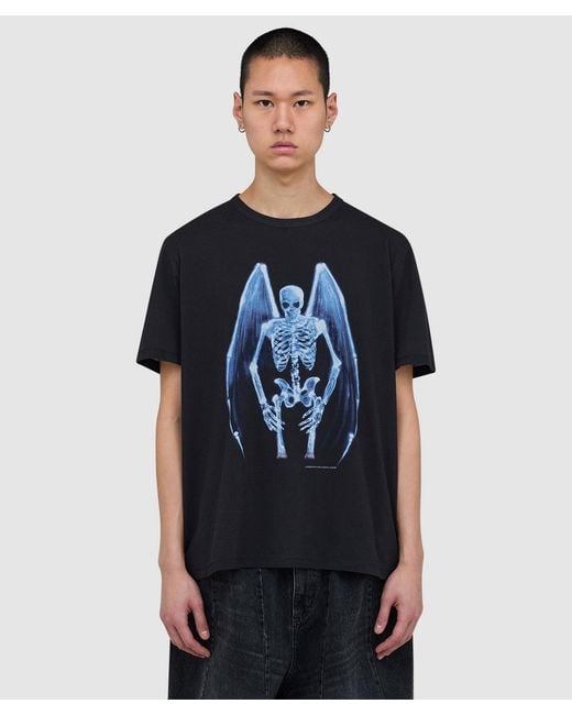 Our Legacy Men's Blue New Box T-Shirt (Fallen Angel Print