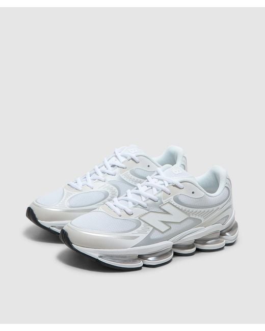 New Balance White Abzorb 2000 Sneaker (Nb 103 Metallic for men
