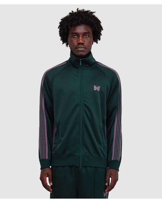 Needles Green Track Jacket (Poly Smooth for men