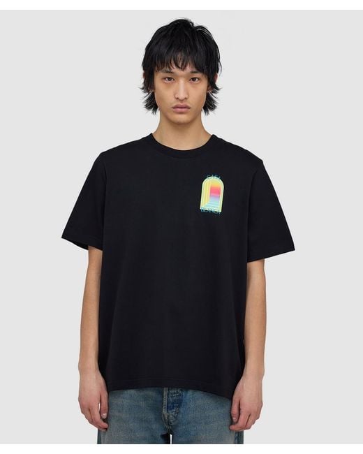 Casablanca Black L'Arche T-Shirt for men