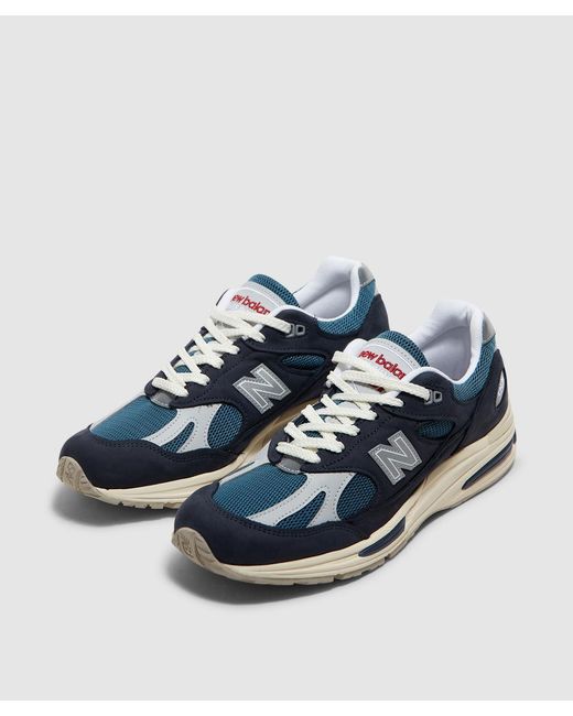 New Balance Blue Miuk 991 Sneaker