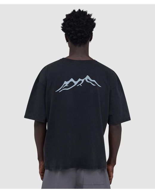 Mellow Clo Blue Everyday T-Shirt (Washed for men