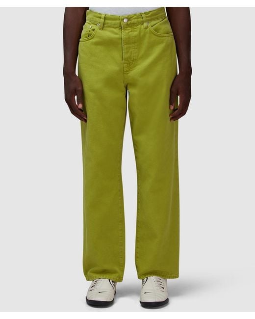 Stussy Canvas Washed Big Ol Jean (Cactus in Green for Men | Lyst