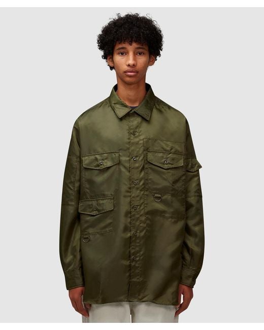 Engineered Garments Trail Shirt in Green for Men | Lyst Engineered Garments Trail Shirt in Green for Men | Lyst