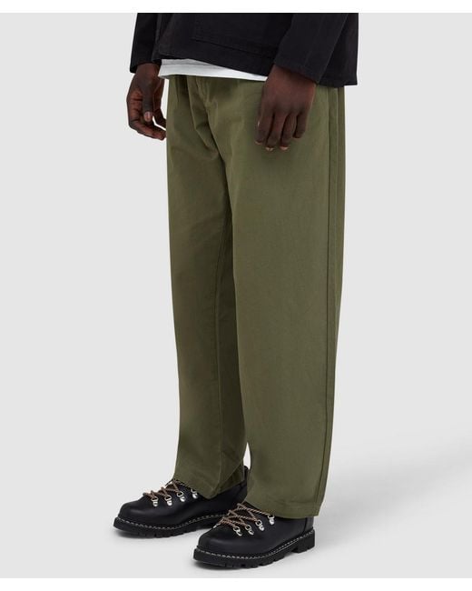 Service Works Green Twill Part Timer Pant for men