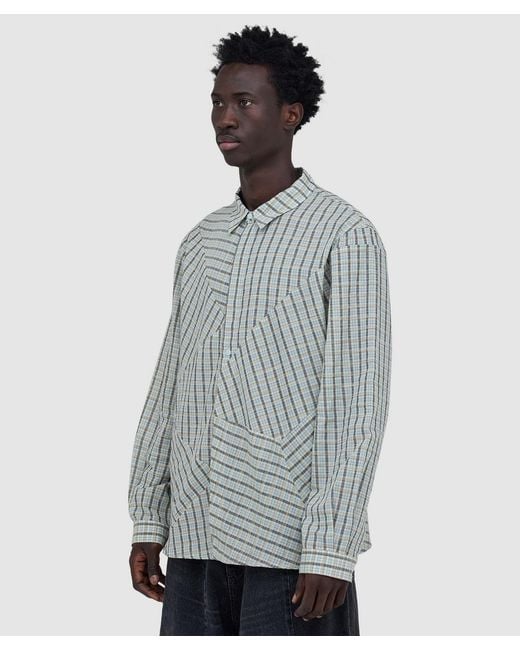YMC Gray Substance Shirt for men