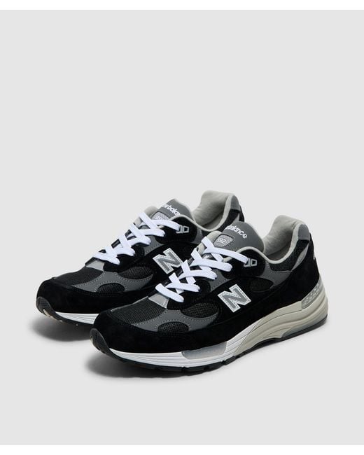 New Balance Black Mius 992 Sneaker