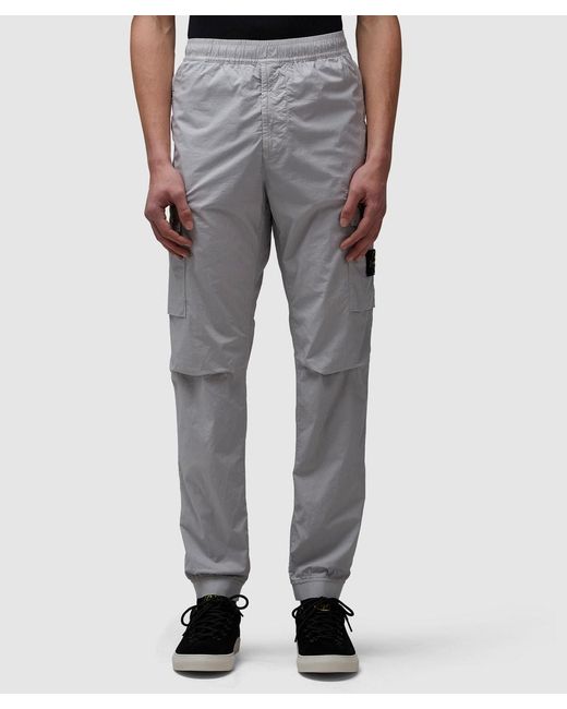 Stone Island Tela Paracadute Cargo Pant in Grey for Men | Lyst Canada