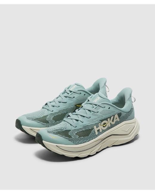 Hoka One One Green Challenger 8 Sneaker (Jade Truffle Salt for men