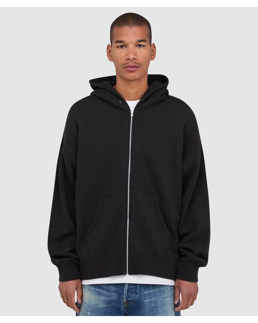 Visvim Black Ultimate Jumbo Hoodie for men